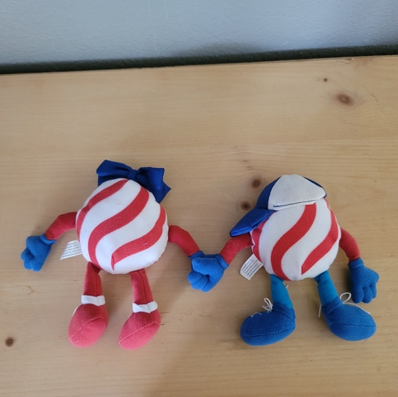 Bob's Sweetstripes Stuffed Plushies Boy And Girl 7 Inches Tall - Picture 5 of 8